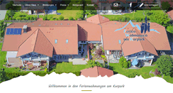 Desktop Screenshot of fewo-am-kurpark.de