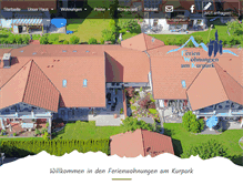 Tablet Screenshot of fewo-am-kurpark.de